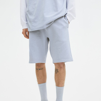 Shorts de sport compressifs en toile 100 % coton pour hommes, style hip-hop, anti-plis, avec poches, pour la gym et le quotidien