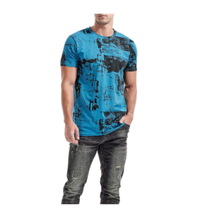 Camisetas de cuello redondo extragrandes para hombre, de algodón, lisas, de primera calidad, para uso diario, que combinan comodidad y estilo. - Product Image 5