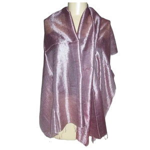 Women’s Long Pure Cotton Scarf Comfortable Lightweight Modal Cotton Lurex Scarf with Elegant Embroidery Stylish Breathable - Product Image 3