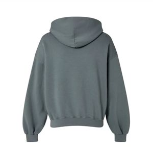 เสื้อฮู้ดผ้าฟลีซคอตตอนสำหรับผู้ชาย มีจำหน่ายในราคาขายส่ง ปรับแต่งได้ตามต้องการ ระบายอากาศได้ดี สวมใส่สบาย - Product Image 3