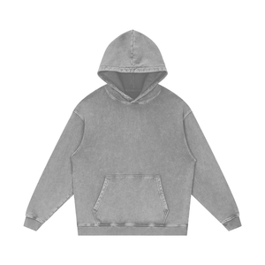 Sudadera con Capucha Extra Grande para Hombre, Estilo Americano, de Algodón Puro Lavado, Corte Holgado, Manga Regular, Cómoda - Product Image 5