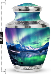 Wholesale Metal Cremation Urns <b>for</b> Adult Human <b>Ashes</b> Modern Design Funeral Supplies <b>Casket</b> Memorial Keepsake - Product Image 2