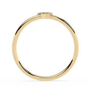 Anillos delicados en forma de estrella con diamantes naturales de corte brillante redondo, joyería de oro macizo de 18k para fiestas, regalo, joyería certificada por IGI. - Product Image 4