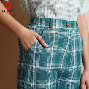 Shorts Casuales de Algodón para Mujer, Cintura Media, Estilo Vintage, Transpirables, de Secado Rápido, Cómodos para el Verano, Corte Regular, para Uso Diario - Product Image 5