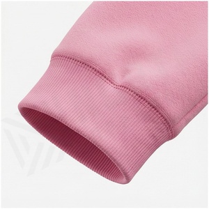 Women 100% Cotton Hooded <b>Sweatshirt</b> & Jogger Tracksuit Set Solid <b>Pink</b> Casual Autumn Full Length Midweight Fleece Pants - Product Image 6