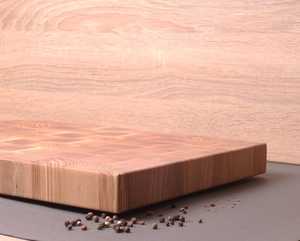 Tabla de cortar y bandeja para servir de bambú MS Handicraft, de una sola pieza, duradera, de forma rectangular, 12 mm de grosor, apta para lavavajillas. - Product Image 3