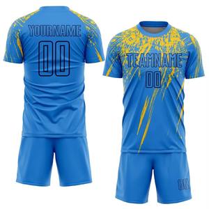 Nuevo Conjunto de Uniforme de Fútbol para Hombre, Llegada 2026, Mejor Calidad, Hecho a Medida, Cuello Redondo, Color Sólido, Secado Rápido, Transpirable, Manga Corta - Product Image 1