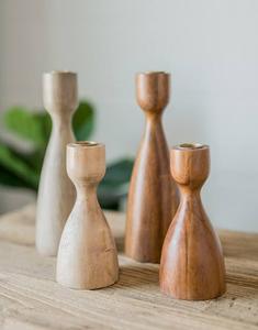 NEw candle <b>tealight</b> <b>holder</b> pair luxury home ware home decor new candle jar wooden crafted - Product Image 2