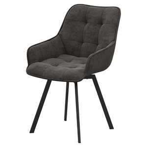 Chaises de salle à manger en tissu de luxe nordique, chaises de cuisine classiques en velours nordique, style italien - Product Image 1