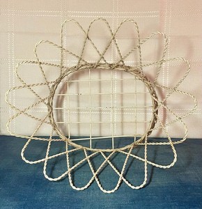 Metal Wire Fruit Basket ,Large Round Storage Baskets for Bread, Metal Wire Bread Fruit Bowl <b>Vegetable</b> <b>Stand</b> Holder for Snacks - Product Image 4