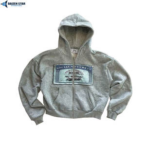 Sudadera con Capucha Oversize para Hombre y Mujer, de Algodón Grueso y Felpa, con Logotipo Personalizado, Estilo Urbano - Product Image 4