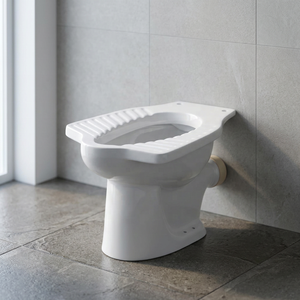 Egg Shaped Matt Peacock Green <b>Ceramic</b> EWC S/P Trap Anglo Indian Bathroom Toilet Commode <b>Pan</b> - Product Image 3