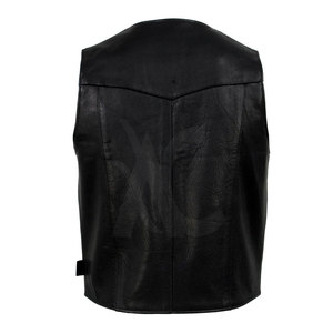 Chaleco de Cuero Genuino para Invierno, Cómodo, Diseñado para Uso Diario, Fácil de Combinar y con un Atractivo Duradero - Product Image 2