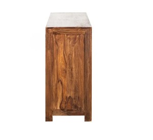 Indian Solid wood Dining Room <b>Storage</b> Cabinet Rustic Wooden <b>Console</b> <b>Table</b> Heavy Duty Home Furniture | Jodhpur Handicraft - Product Image 3