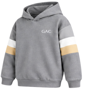Sudadera con Capucha para Hombre, Color Gris, Diseño de Bloques de Color, Estilo Urbano Personalizado, Manga Larga, Puños Acanalados, Ropa Casual de Invierno - Product Image 5