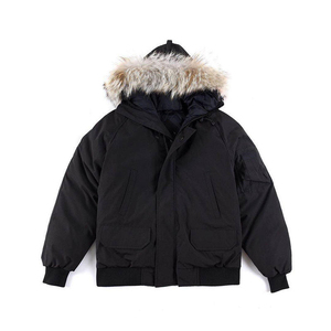 Manteaux d'hiver matelassés en duvet légers et chauds, réversibles, noirs, à capuche, en polyester, grandes tailles, avec logo personnalisé, vente en gros, meilleur article - Product Image 3