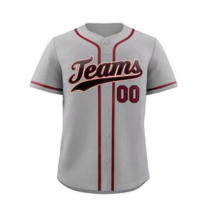 Maillot de baseball léger à faible MOQ, vêtements d'équipe, best-seller, prix abordable, vente en gros, fabriqué au Pakistan - Product Image 2