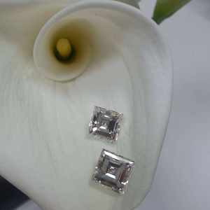 Diamante Cultivado en Laboratorio, Corte Princesa, 3.5ct 3.8ct, 5mm 8mm, D E F VVS VS, Certificado GIA IGI, Artificial HPHT CVD - Product Image 5