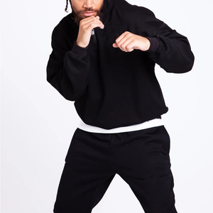 Wholesale OEM Service Customized Designed Logo <b>Men's</b> Winter Quarter Zipper Solid <b>Plain</b> Dyed Oversized Fleece <b>Sweatshirts</b> - Product Image 3