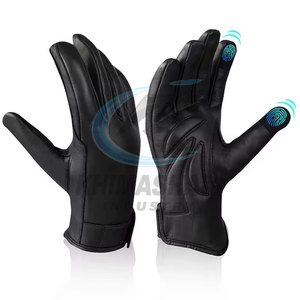 Gants de motocross à doigts entiers avec coutures renforcées, intérieur doux et confortable, antidérapants, avec fermeture auto-agrippante pour une utilisation en extérieur en hiver - Product Image 2