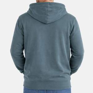 Sweat à capuche en coton oversize pour hommes, avec épaules tombantes et style streetwear ton sur ton, pour les détaillants américains - Product Image 2