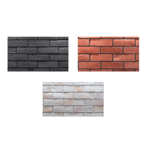Revêtement mural en panneaux 3D modernes style brique, revêtement mural en pierre, extérieur, imperméable, design contemporain minimaliste pour la décoration de la maison - Product Image 2