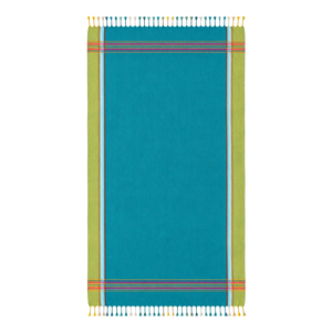 Toalla Kikoy Moderna de Alta Calidad 100% Algodón con Patrón de Rayas Teñidas con Hilo, Tejido de Rizo Súper Absorbente para Uso en la Playa - Product Image 2