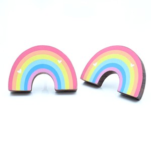 New Arrival Acacia Wood Kids Drawer <b>Knobs</b> Rainbow Cabinet <b>Dresser</b> Pulls High Quality Wooden Furniture Handles <b>Knobs</b> Contemporary - Product Image 4