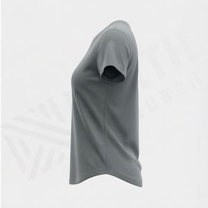 Camiseta de Verano para Mujer, Superventas, de Alta Calidad, Cómoda, Transpirable, Ecológica, de Secado Rápido, Diseño Liso, Estilo Bordado - Product Image 3