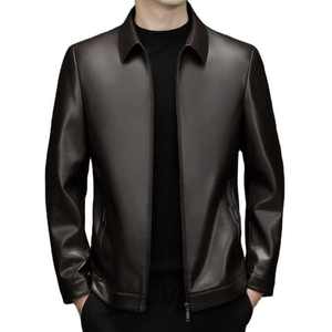 Custom Leather <b>Jacket</b> Manufacturer Genuine Leather <b>Biker</b> <b>Jacket</b> Men’s Leather <b>Jackets</b> Wholesale OEM Leather <b>Jacket</b> Supplier - Product Image 1