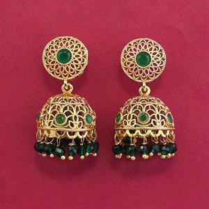 Compre Jhumki Antiguos Hechos a Mano con Baño de Oro, Calidad de Exportación 233092 - Product Image 6