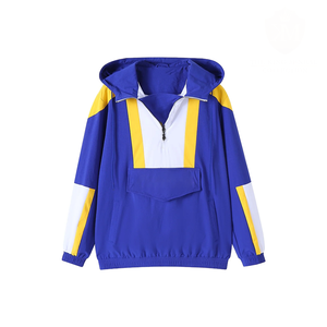 Nouvelle Veste Coupe-Vent Légère et à Séchage Rapide en Tissu Oakwood University Blue Personnalisée 2026 pour Fraternités – Idéale pour les Commandes en Gros pour les Campuses - Product Image 1