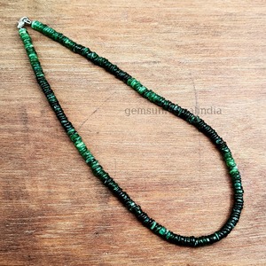 Collar de Cuarzo Verde Fresa Natural con Cuentas de 8MM, Estilo Sudamericano, para Mujer, a la Moda - Product Image 1