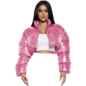 Oversized Winter Warm Detachable Removable Fur Collar Black Down Coat Women Puffer Outerwear Jackets Ladies - Product Image 1