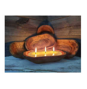 Cuenco de Madera para Velas, Utensilios de Cocina Sostenibles, Cuenco de Madera para Velas con Logotipo Personalizado - Product Image 1