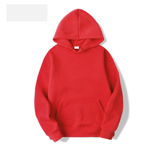 เสื้อฮู้ดดี้ผู้ชายปักลายตามสั่ง ผ้าฝ้ายเฟรนช์เทอร์รี่ 100% ทรงบ็อกซี่ มีกระเป๋าหน้า ทรงปกติ สวมใส่สบาย สีพื้น กันลมสำหรับฤดูหนาว - Product Image 4