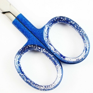 Tijeras profesionales para uñas con cutículas de borde curvo súper afilado, punta de flecha para cabello de cejas sostenible - Product Image 5