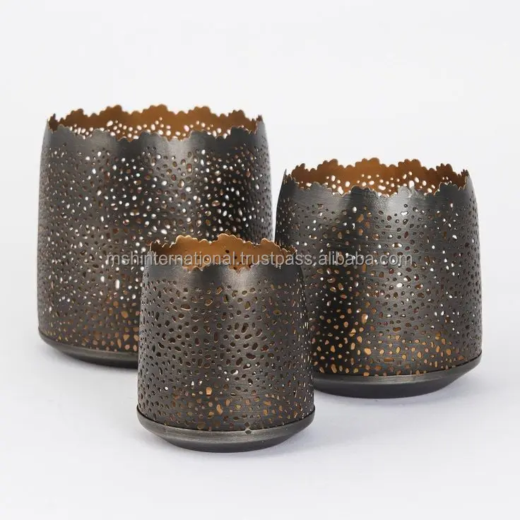 Thiết Kế Cổ Điển Mới Nến Thủy Tinh Chủ Mosaic Tealight Chủ Cho Đám Cưới Lãng Mạn Tealight Nến Chủ Cho Trang Trí Nội Thất