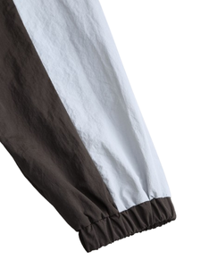 Veste coupe-vent en nylon froissé pour femme, color block, crop top, respirante, pour l'été - Product Image 4