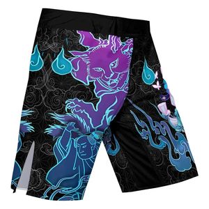 Pantalones Cortos de Boxeo de Satén Elástico de Alta Calidad, Diseño Personalizado Estilo Muay Thai, Pantalones Cortos de Entrenamiento Delanteros, Ropa Deportiva Ligera y Transpirable - Product Image 2