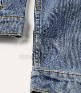 Veste en jean à capuche unie décontractée pour homme 2026 – Nouvelle mode streetwear coupe-vent hiver 100 % coton avec logo frontal - Product Image 5