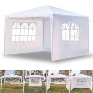 Tenda Impermeabile Bianca 3 x 3m con Pareti Laterali Personalizzabili per Grandi Eventi, Matrimoni, Attività all'Aperto, Sfilate di Moda - Product Image 2