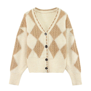 Women's Solid Color Long <b>Sleeve</b> Hooded <b>Cardigan</b> Ladies Casual Knitted Hoodies Sweater Loose Oversized Sweaters Coat - Product Image 1