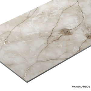 กระเบื้องพอร์ซเลนลายแกะสลักดีไซน์หรูหรา ขนาด 600x1200 มม. กระเบื้องแผ่นใหญ่ สำหรับใช้ในบ้าน สำนักงาน และเชิงพาณิชย์ - Product Image 1