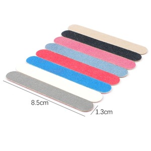 Paquete de 100 Limas de Uñas de Cristal Mini, Juego de Limas de Doble Cara, Coloridas, Desechables, Grano 100, Herramienta para el Cuidado de las Uñas - Product Image 3