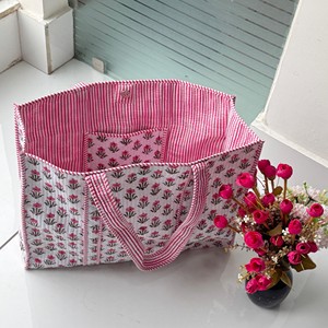 Bolso Tote de Moda para Mujer, Bolso de Mano de Tela Única, Bolso de Hombro Moderno, Bolso Estampado Acolchado - Product Image 6