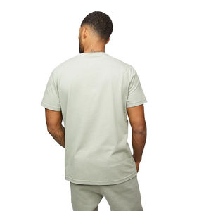 Camiseta de Verano para Hombre de Alta Calidad, 100% Algodón, Cuello Redondo, Manga Corta, Estampado de Letras, Talla Grande, Secado Rápido, Transpirable, Informal - Product Image 2