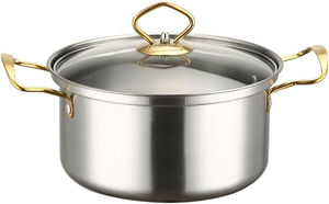 Ensemble de 5 casseroles classiques en aluminium de haute qualité, ensemble de poêles à frire, ustensiles de cuisine, résistants au four et au lave-vaisselle - Product Image 6