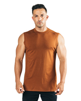 Chaleco deportivo sin mangas para hombre, con logo personalizado, para culturismo y entrenamiento, 100% algodón, camiseta sin mangas personalizada.