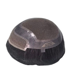 Taz Hair BD Prótesis Capilar de Cabello Humano Remy Indio con Onda Natural y Frente de Encaje, Calidad Premium - Product Image 6